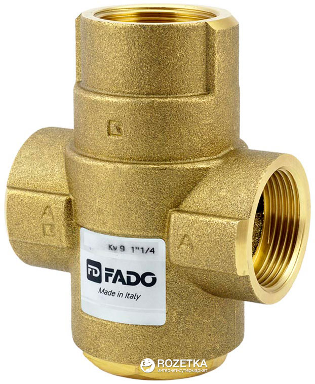 

Клапан трехходовой антиконденсатный FADO 1 1/4'' 55°С Kv 9, AKP02