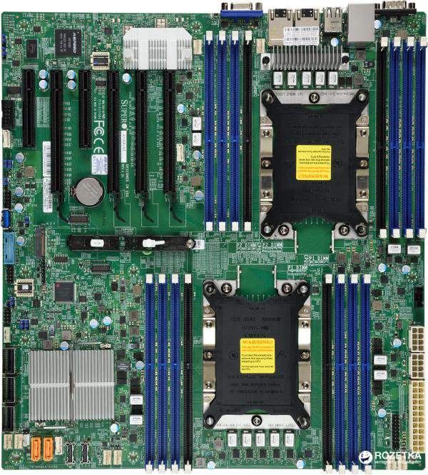 

Материнская плата Supermicro MBD-X11DPI-N-O (s3647, Intel С232, PCI-Ex16)