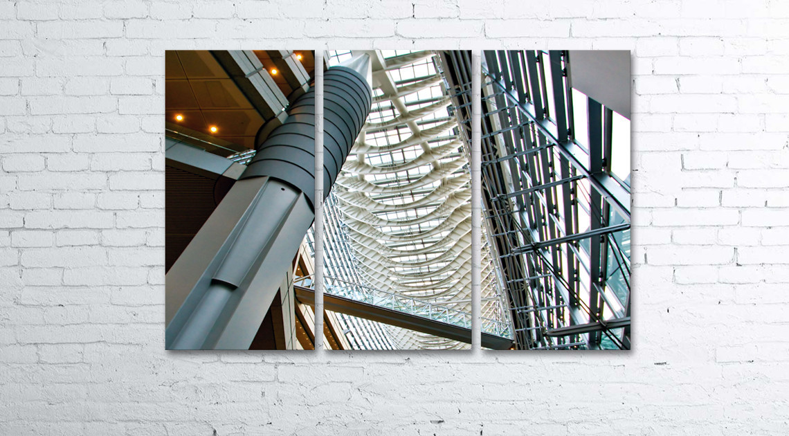 

Модульная картина на холсте 3 в 1 Токио. Yurakucho 80х120 см