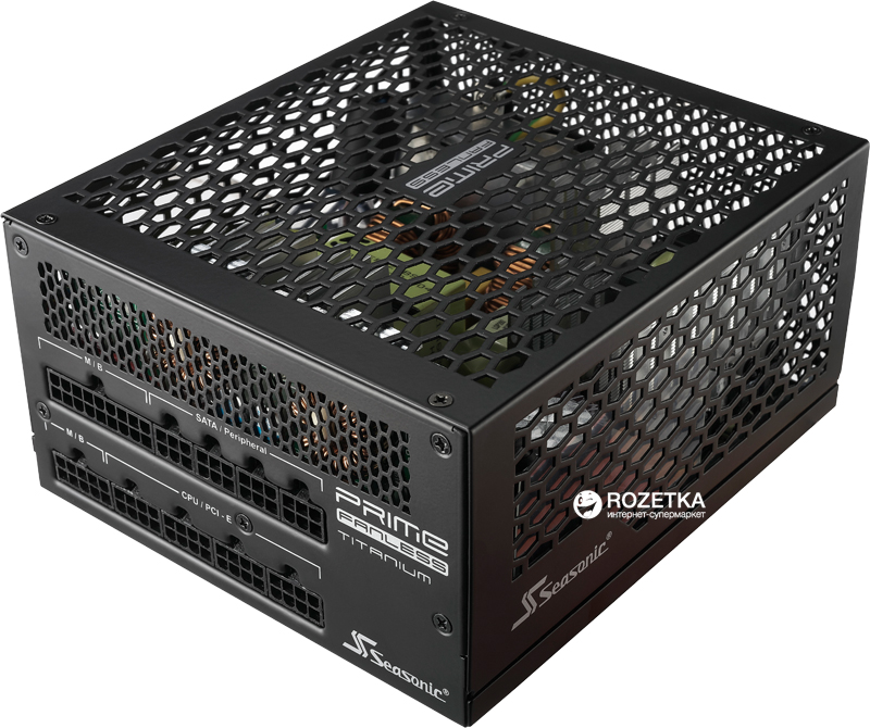 

Seasonic Prime 600 W Titanium Fanless (SSR-600TL)