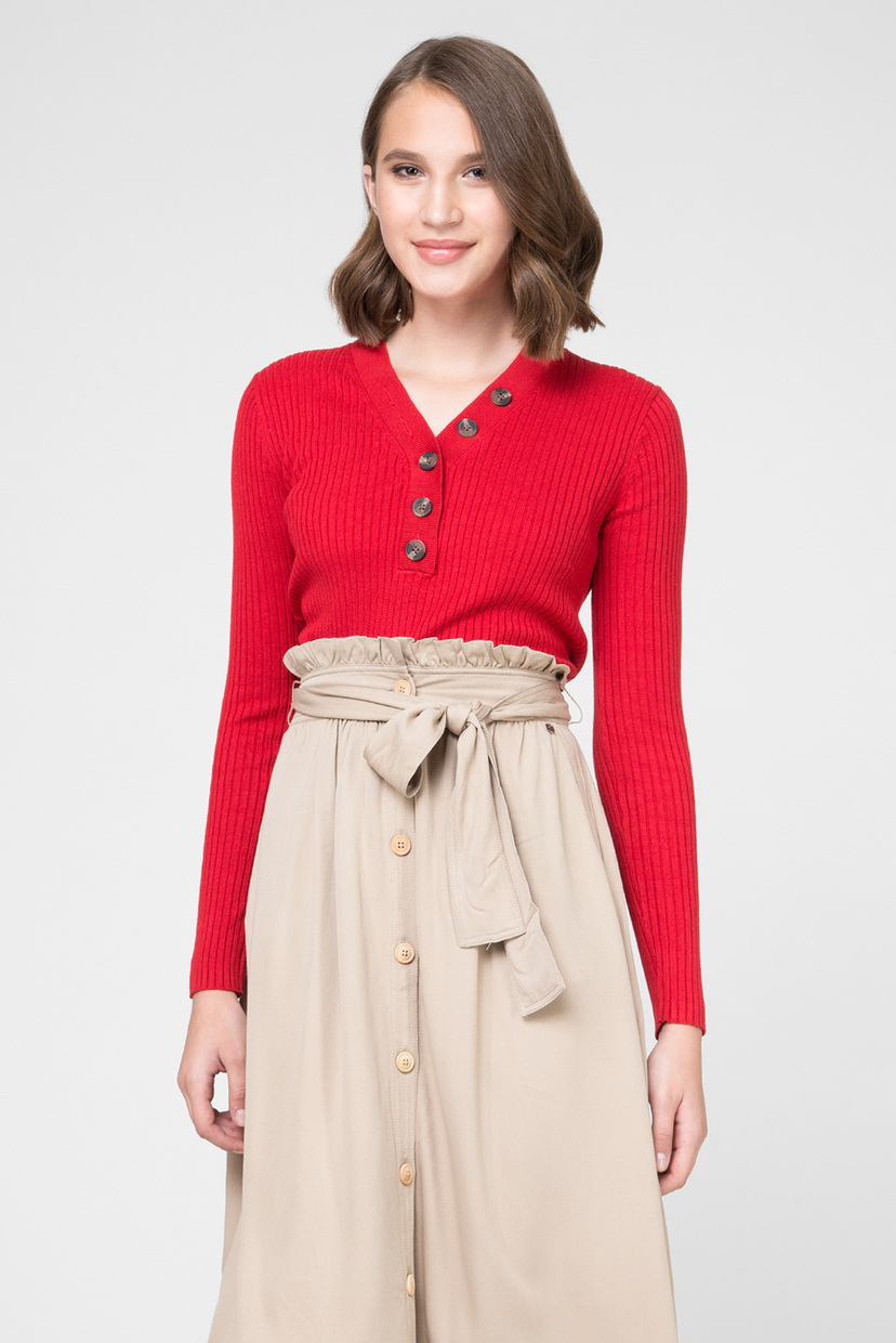 

Женский красный пуловер AMY Pepe Jeans S PL701502
