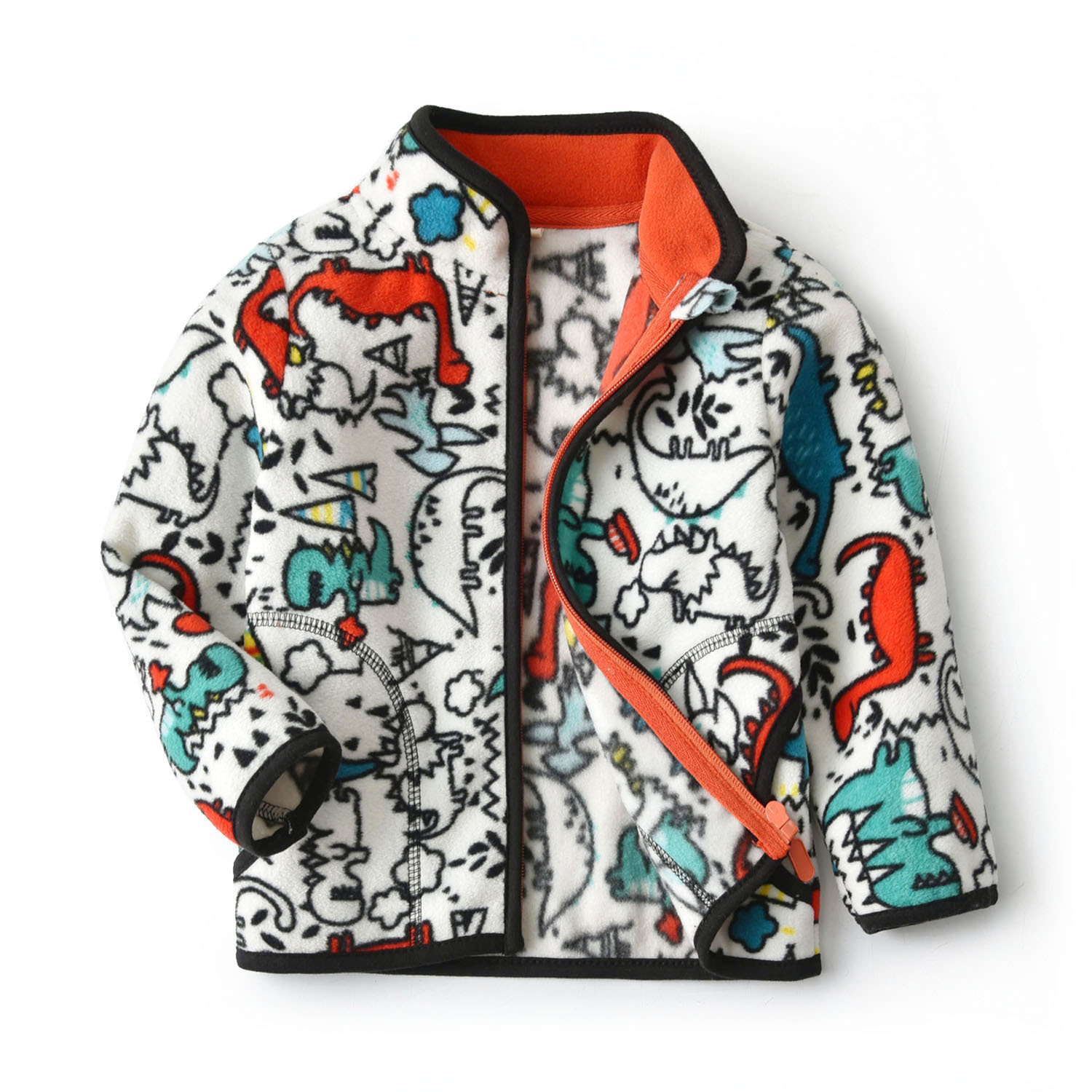 

Кофта детская флисовая Мир динозавров Berni Kids (90) Белый