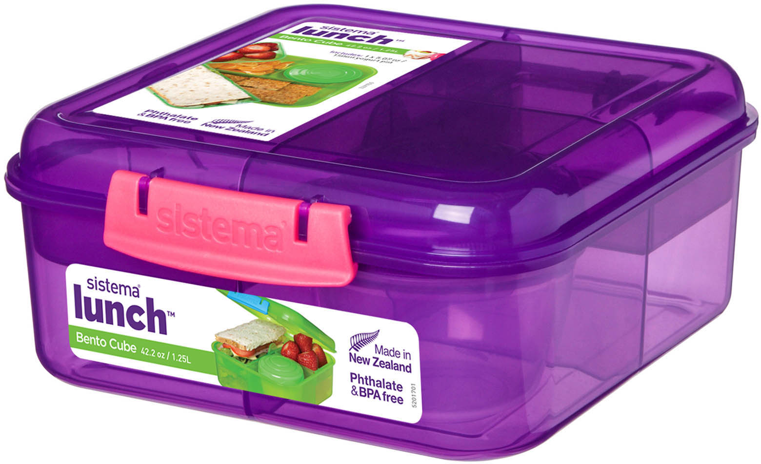 

Ланч-бокс Sistema Lunch Violet 1.25 л (41685-3 purple)