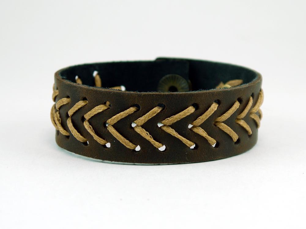 

Браслет из натуральной кожи Scappa 20х2 см Коричневый 000019512