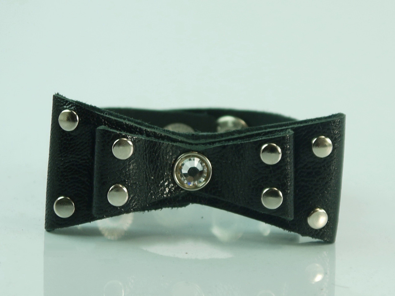 

Браслет из натуральной кожи Scappa 21х1,5 см Черный 000019335