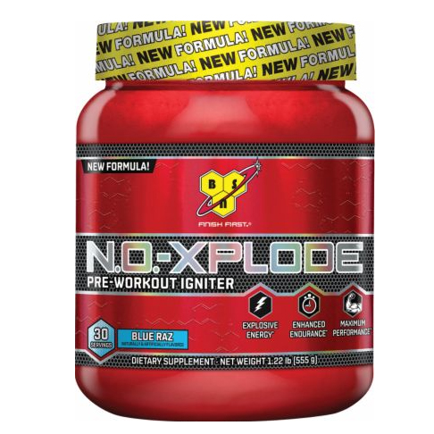 

Предтренировочный комплекс BSN N.O.-Xplode 3.0 Pre-Workout Igniter 30 serv. 555 g blue raspberry 555 г