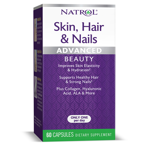 

Natrol Skin-Hair-Nails w/ Lutein - 60 кап