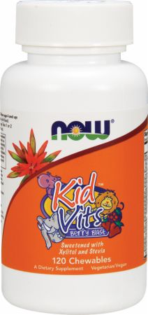 

Витамины для детей и подростков NOW Foods Kid Vits - berry blast - 120 таб