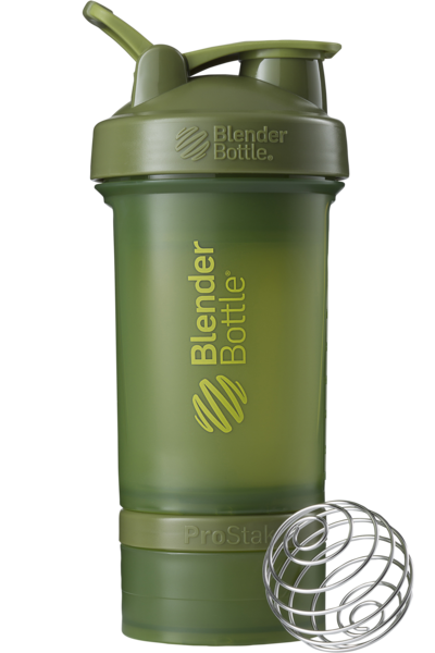 

Шейкеры BlenderBottle Шейкер ProStak c шариком 650 ml Moss Green