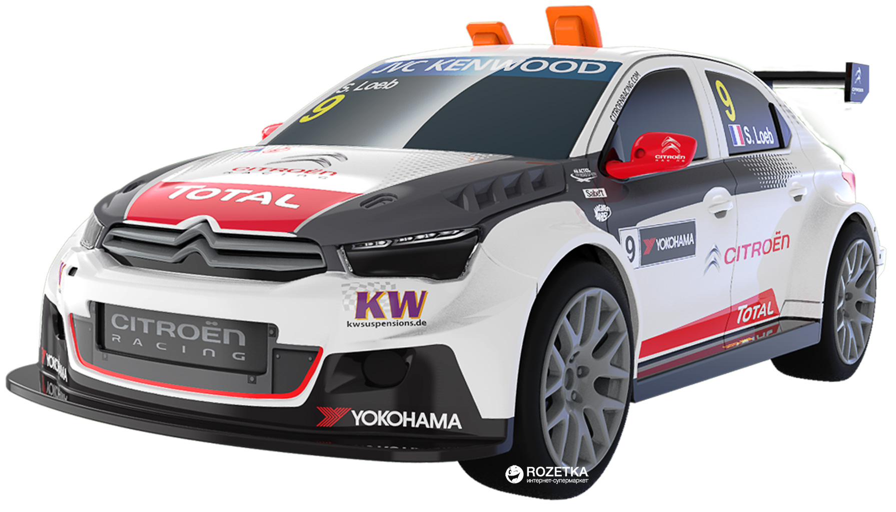 

Игрушка Toy State Коллекционная серия Citroen C-Elysee WTCC 2015 26 см со светом звуком и вибрацией (21721)