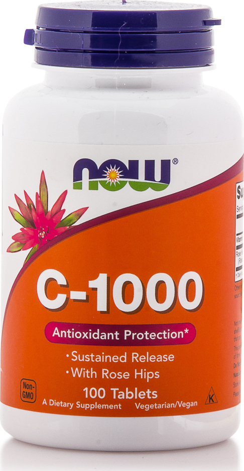 

Витамин C NOW Foods C-1000 RH SR 100 tabs
