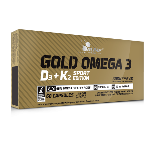 

Омега 3 Olimp Sport Nutrition Olimp Gold Omega 3 D3+K2 sport edition 60 капсул