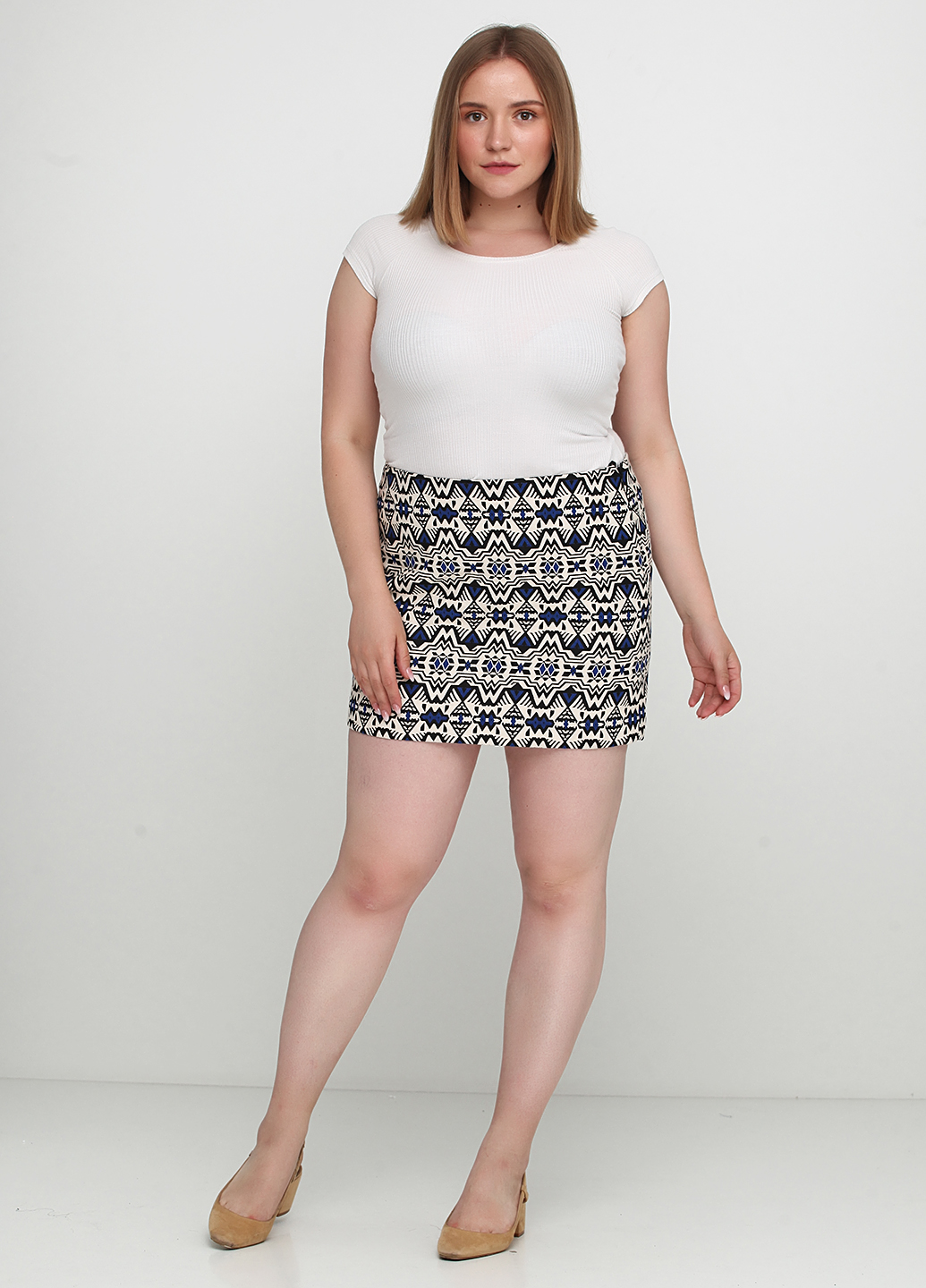 

Юбка H&M Studio  Белый 0589954_04, Юбка H&M Studio 44 Белый 0589954_04