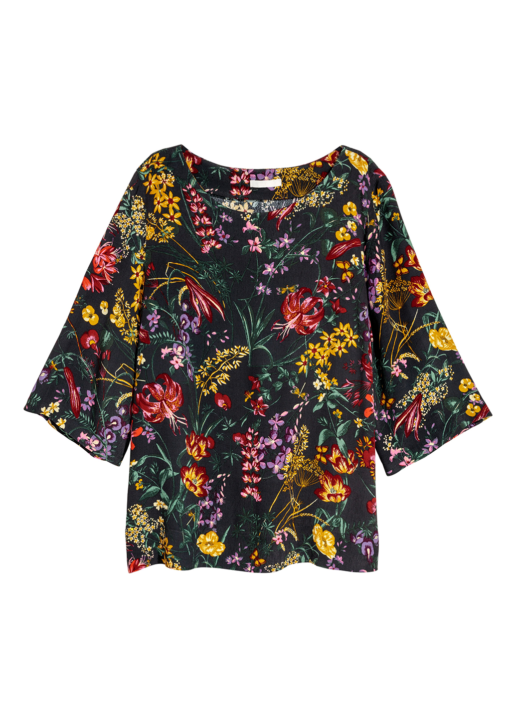 

Блузка H&M 32 темно-серый-желтый-красный 0616849_02