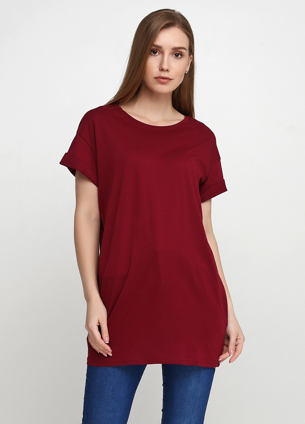

Футболка H&M XS Сливовый 0240670_борд.фиол._02