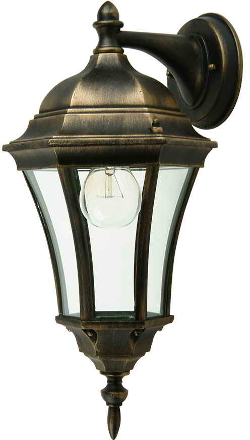 

Настенный уличный светильник Lusterlicht 1312 Dallas I старое золото