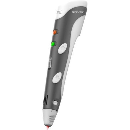 

3D-ручка MyRiwell 1 RP100A Gray + 60 м пластика