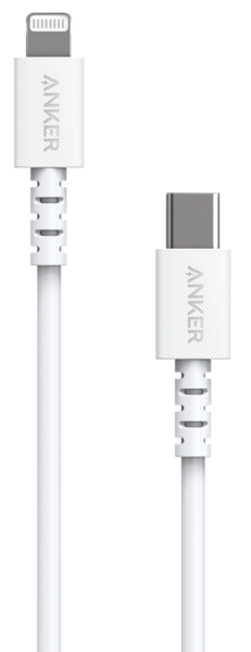 

Кабель Anker Powerline Select USB-C to Lightning - 0.9м V3 White