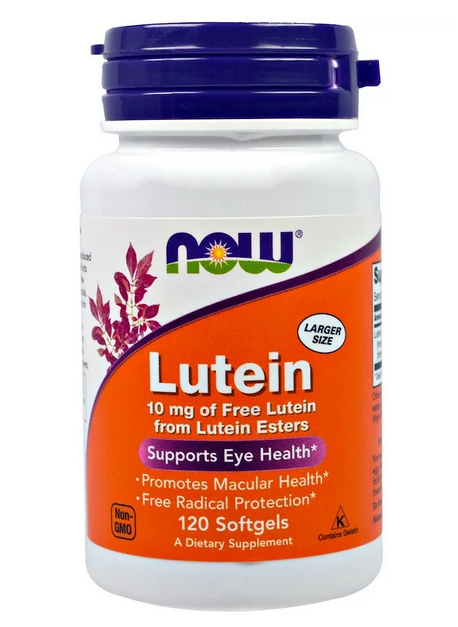 

NOW Foods Lutein (Esters) 10 мг - 60 софт гель