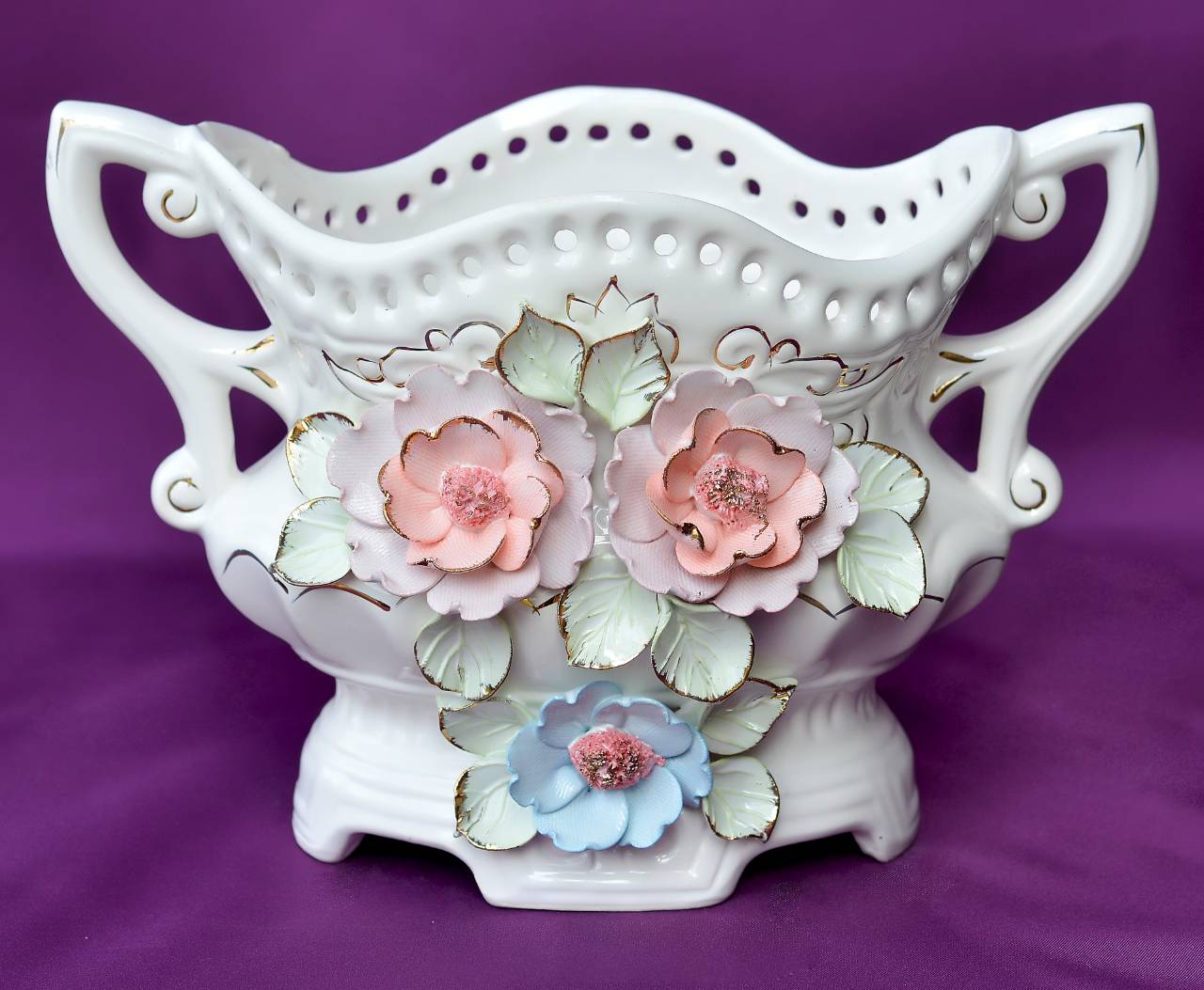 

КОНФЕТНИЦА «ЛАДЬЯ» 18 см Slav Ceramics 12617-BR-1674
