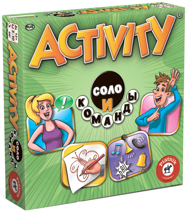 

Activity Соло и в команде, настольная игра, Piatnik (12-92027)