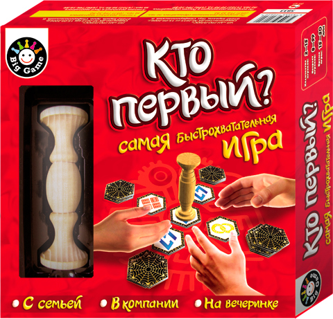 

Кто первый Настольная игра, Ranok Creative (12-36013)