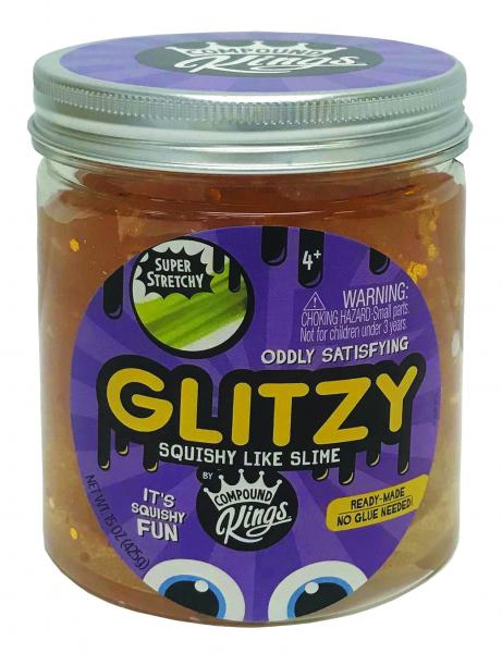 

Лизун с блесточками Compound Kings Slime Glitzi (425 г ) Золотой (1101261)