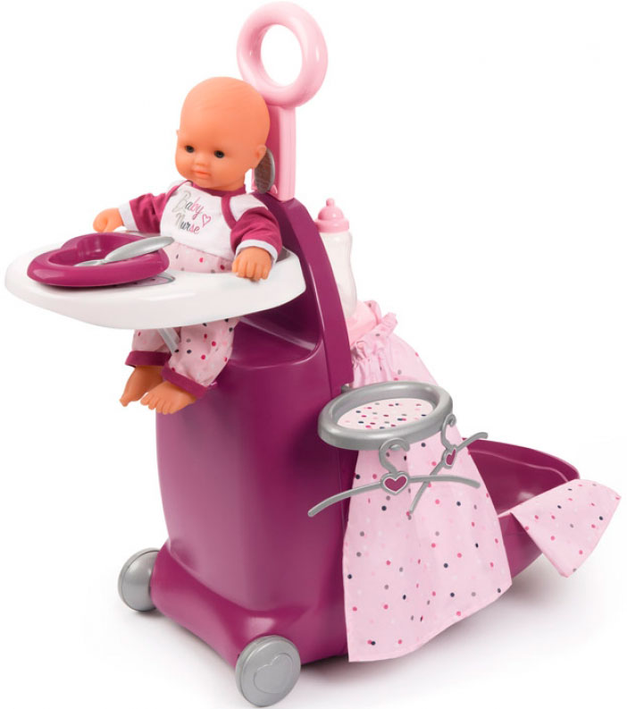 

Игровой набор Беби Ньорс Прованс Раскладной чемодан 3 в 1 с аксессуарами, Smoby Toys (12-80547)