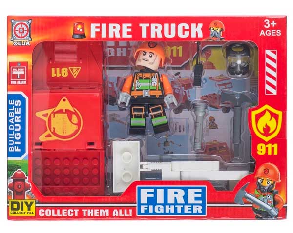 

Фигурка с авто и аксессуарами, с бакенбардами, Fire Truck, Space Baby (12-89717)