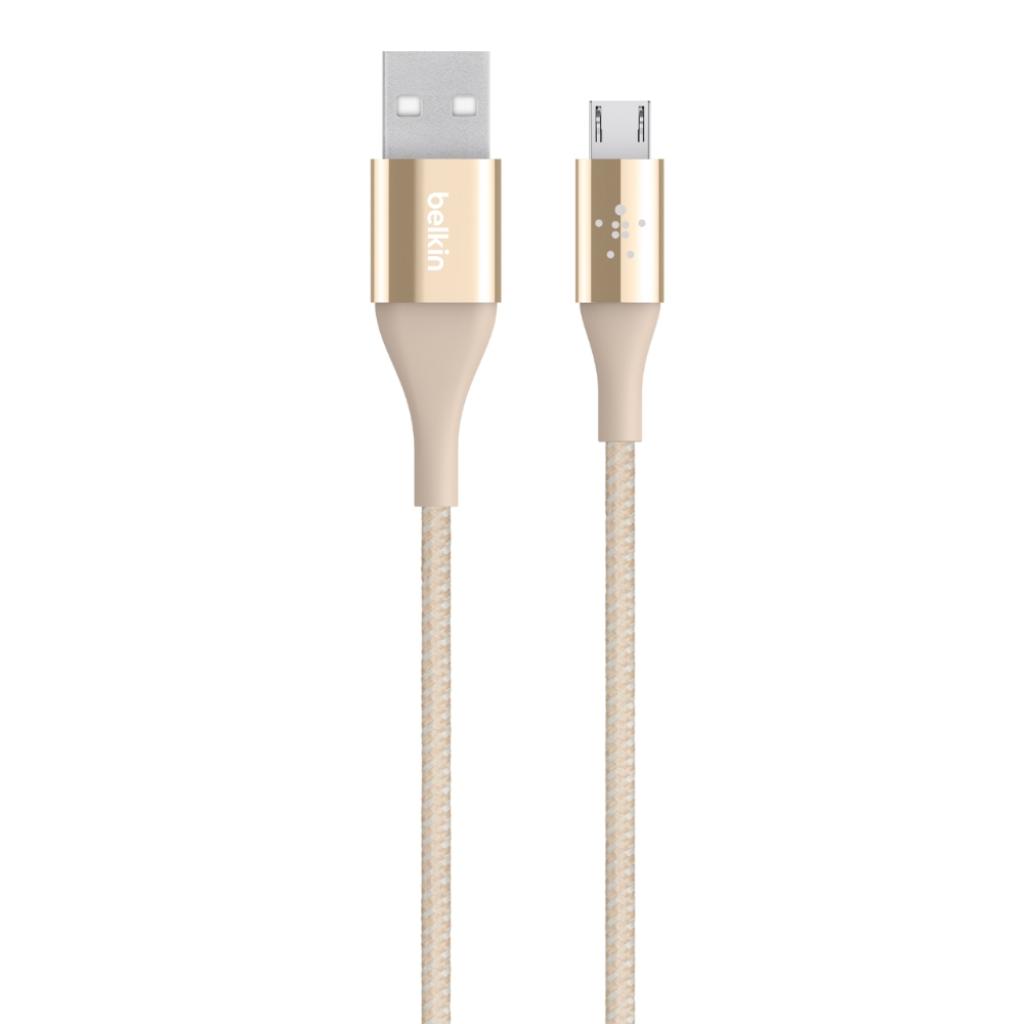 

Дата кабель USB 2.0 AM to Micro 5P 1.2m DuraTek Mixit 2.4A gold Belkin (F2CU051BT04-GLD)