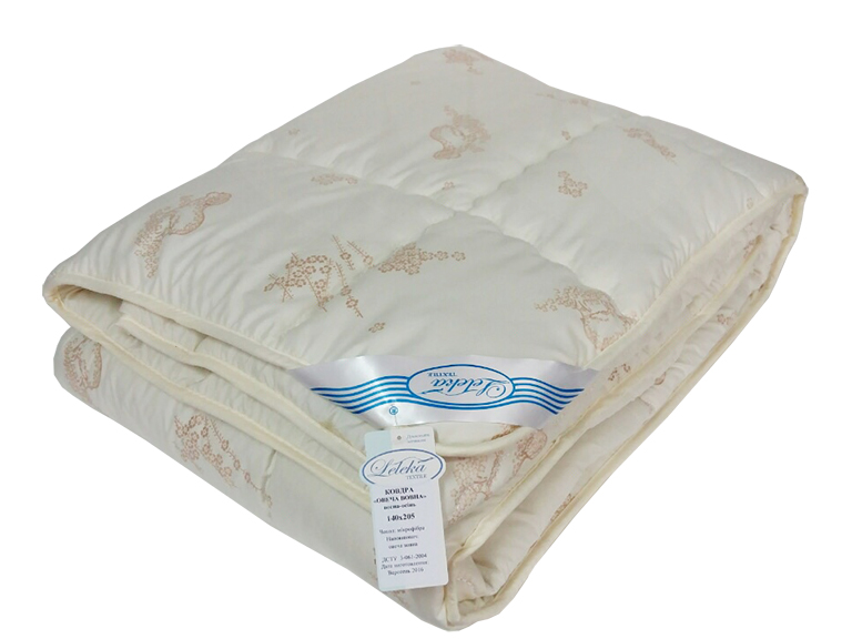 

Одеяло весна-осень Leleka-Textile 172х205 "Овечья Шерсть"