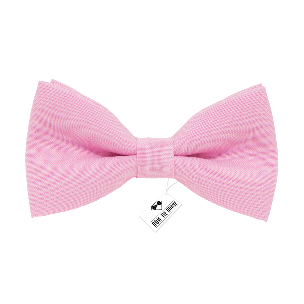 

Бабочка Bow Tie House бледно-розовая однотонная с габардина 08605
