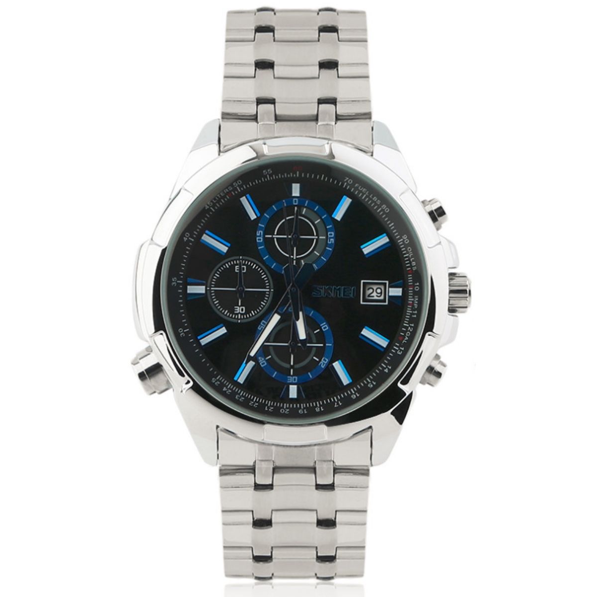

Часы Skmei 9107 Silver Black Dail BOX