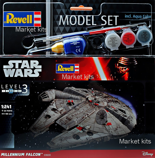 

Подарочный набор: Звездные войны. Космический корабль Millennium Falcon Revell (RVL-63600)