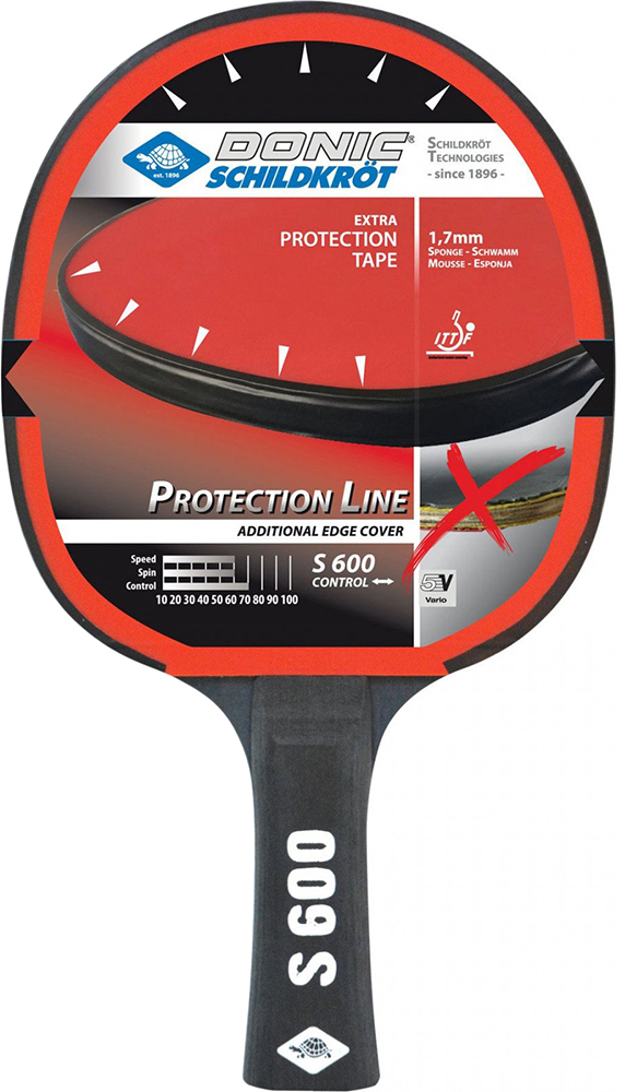 

Ракетка для настольного тенниса Donic Protection line 600 (723056)