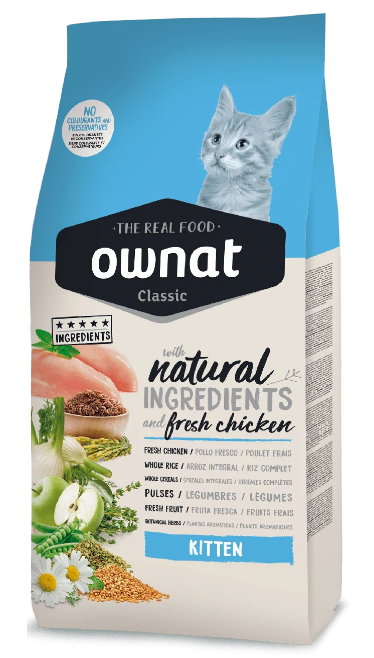 

Сухой корм для котят Ownat Classic Kitten 4 кг