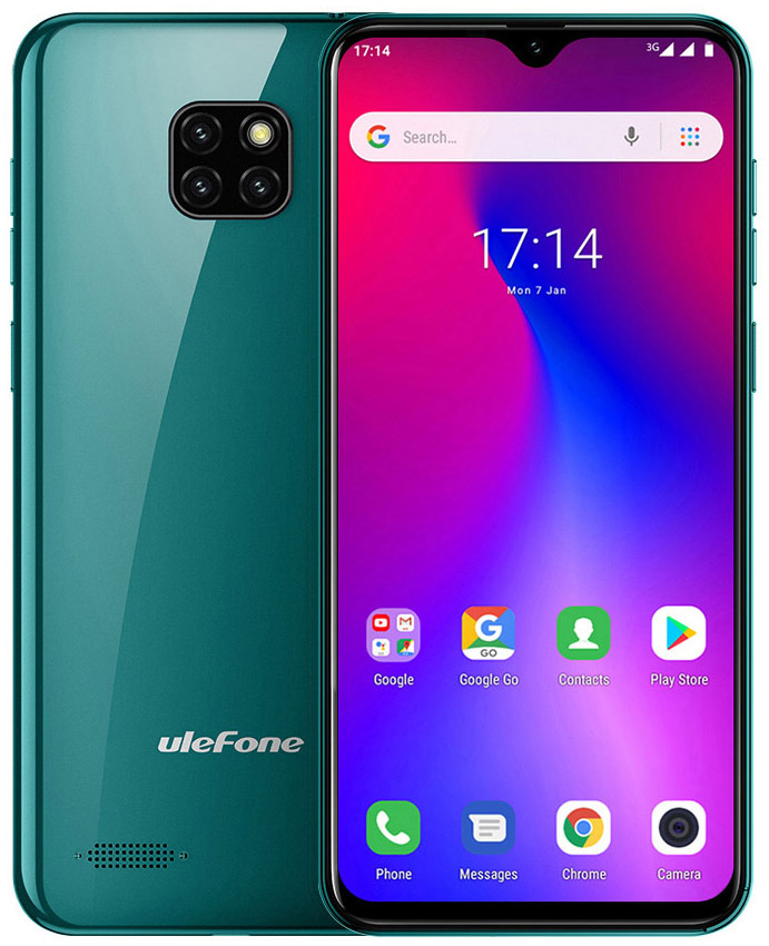 

Мобильный телефон Ulefone S11 1/16GB Midnight Green