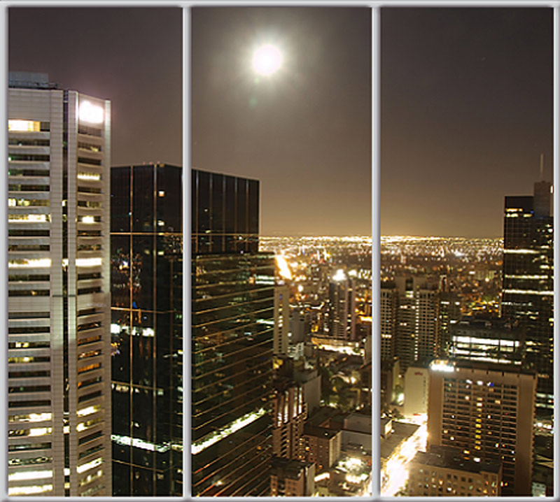 

Шкаф купе Luxe Studio Стандарт-1 Фотопечать Архитектура-78 2100x2400x450 трехдверный