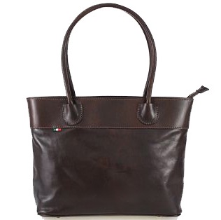 

Женская кожаная сумка Bottega Carele BC228 dark-brown