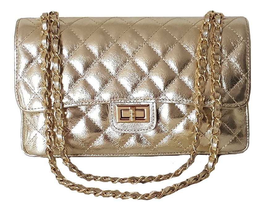 

Кожаная женская сумка Tuscany Italia COT1243 gold