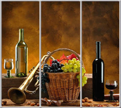 

Шкаф купе Luxe Studio Стандарт-1 Фотопечать Еда и напитки-25 2200x2100x450 трехдверный