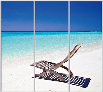 

Шкаф купе Luxe Studio Стандарт-1 Фотопечать Природа-25 2200x2200x450 трехдверный