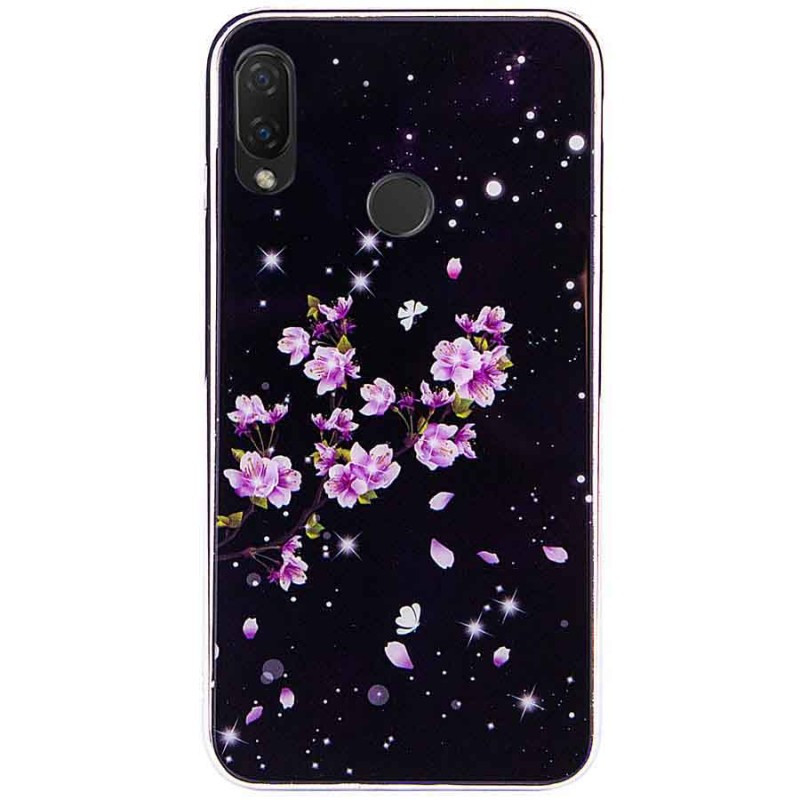 

TPU+Glass чехол Epik Fantasy с глянцевыми торцами для Xiaomi Redmi Note 7 / Note 7 Pro / Note 7s Цветение