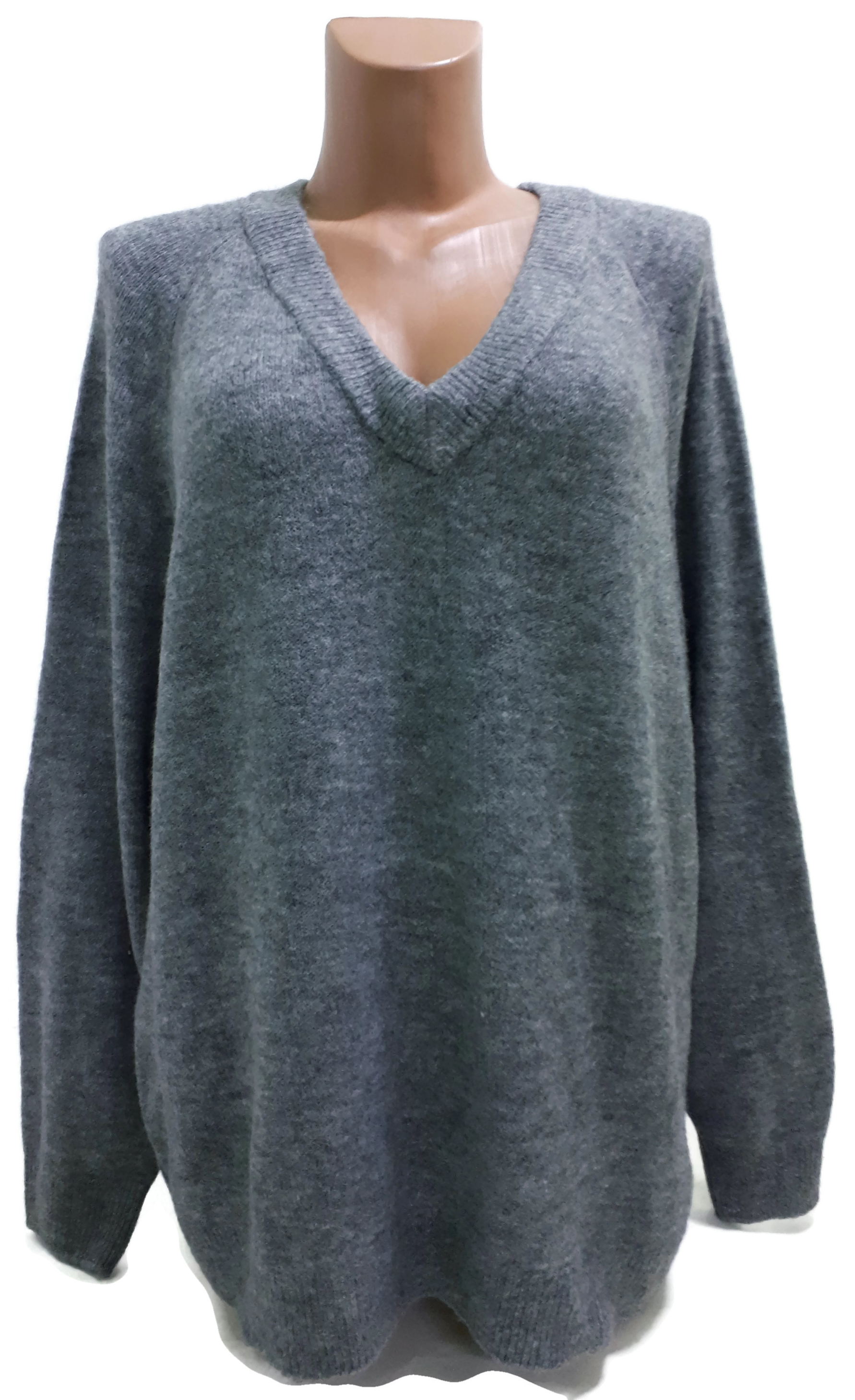

Пуловер H&M 0537346_т.сер. L Темно-серый