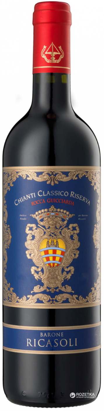 Акція на Вино Barone Ricasoli Chianti Classico Riserva Rocca Guicciarda красное сухое 0.75 л 13.5% (8001291001914) від Rozetka UA