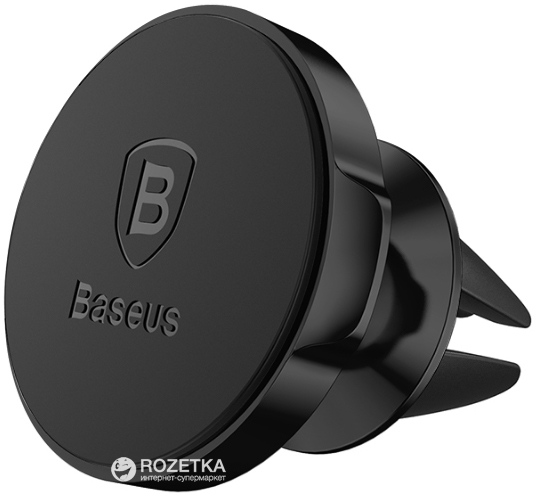 

Автодержатель для телефона магнитный Baseus Small Ears Black (SUER-A01)