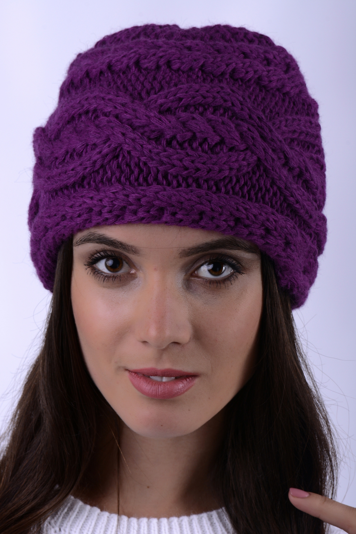 

Шапка Наталка 0031Н L фиолетовый