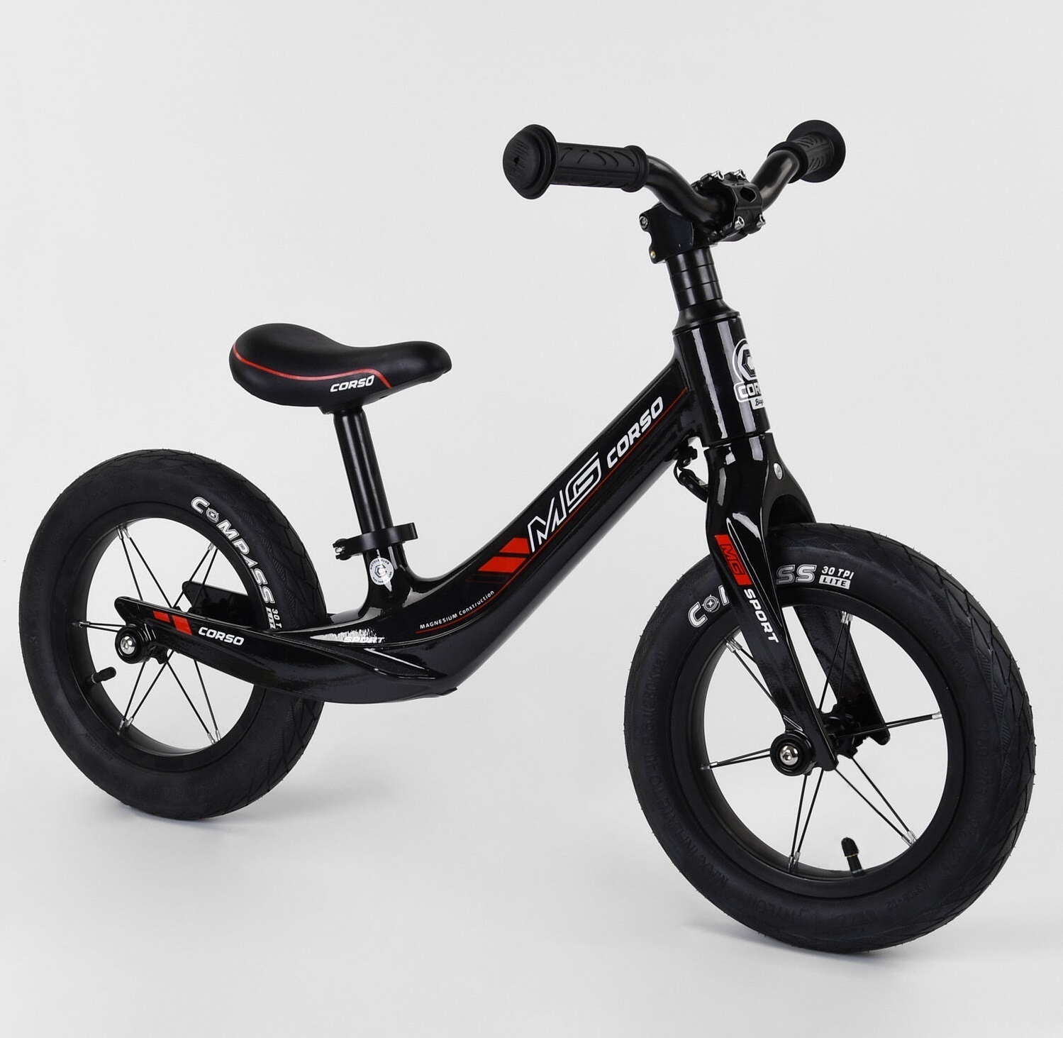 

Беговел Corso магниевая рама MG Sport 36267 Black / Red (36267)