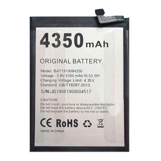 

Аккумулятор для Doogee N20 / BAT1919084350 (ORIGINAL PRC)