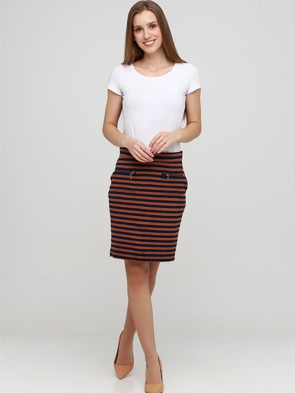 

Юбка Tom Tailor 5512293s37 36 Коричневая